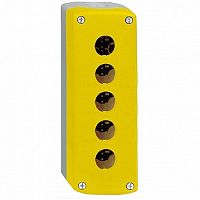 Корпус кнопочного поста Harmony XALK, 5 отверстий | код. XALK05 | Schneider Electric
